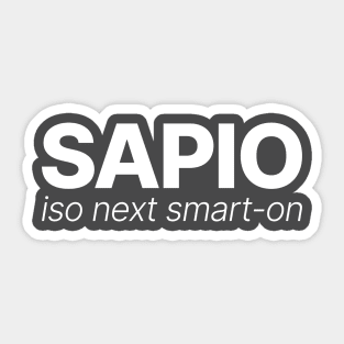 Sapio, ISO my Next Smart-On Sticker